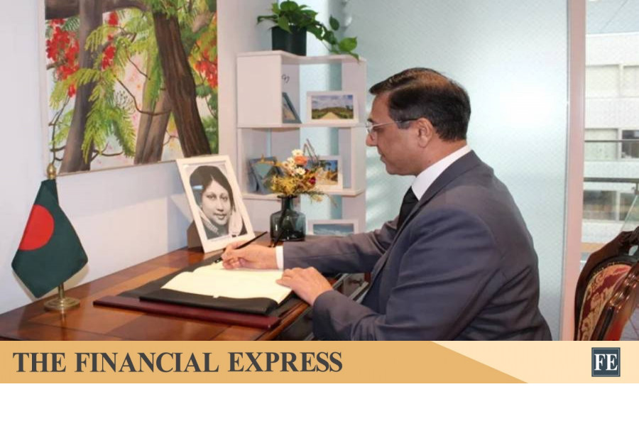 Condolence book opened at Bangladesh Embassy in Tokyo for Khaleda Zia