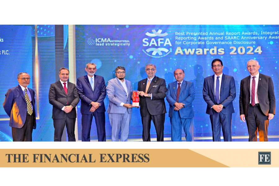 Shahjalal Islami Bank wins Bronze Award from South Asian Federation of Accountants