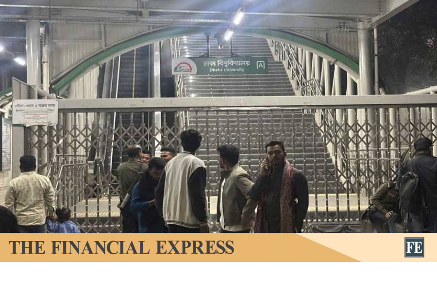 Commuters suffer as metro service suspended over work stoppage