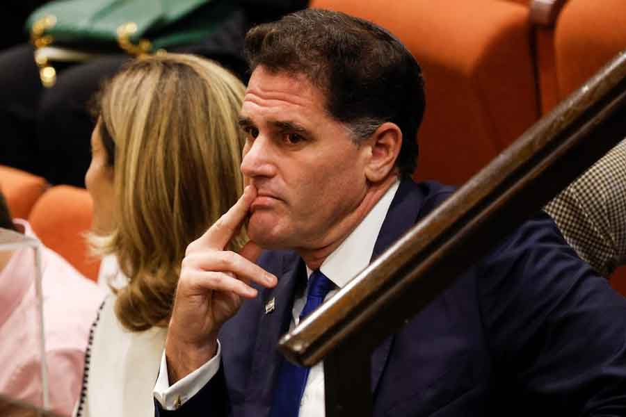 Former Israeli Ambassador to the US Ron Dermer attends a special session of the Knesset, Israel's parliament, to approve and swear in a new right-wing government, in Jerusalem December 29, 2022.