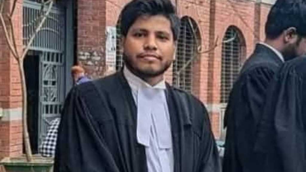 Lawyer Saiful Islam Alif (pictured) was killed on 26 Nov 2024 during violence that erupted after a Chattogram court denied bail to Hindu preacher Chinmoy Krishna Das Brahmachari.