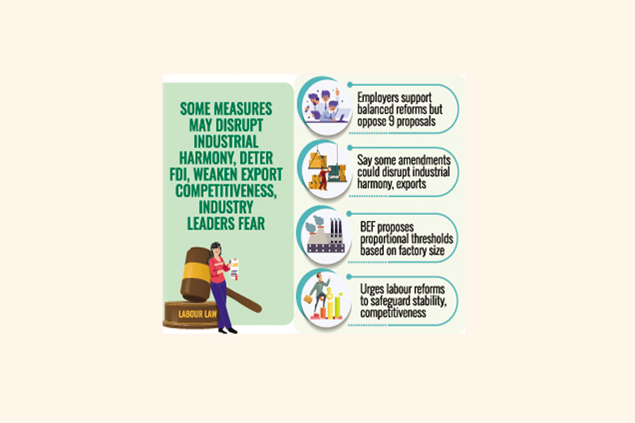 Businesses deplore 'disruptive' provisos in labour law changes