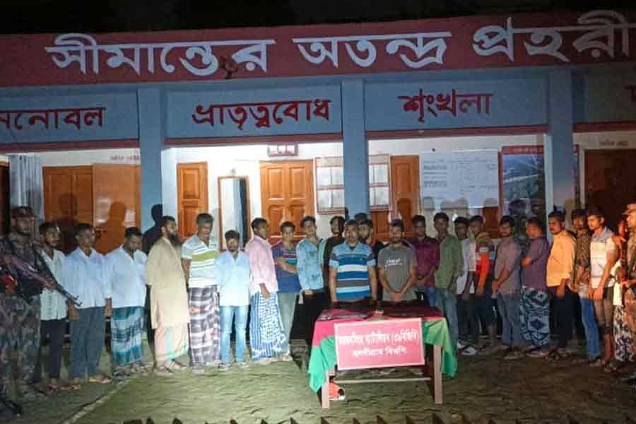 BGB detains 24 in Sherpur for attempting ‘illegal’ border crossing into India