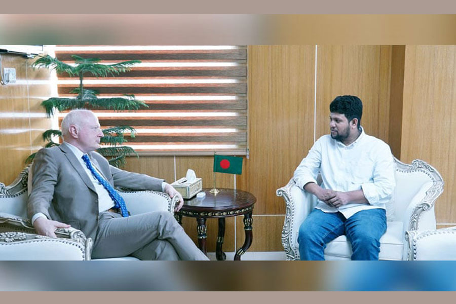 German ambassador meets Mahfuj Alam