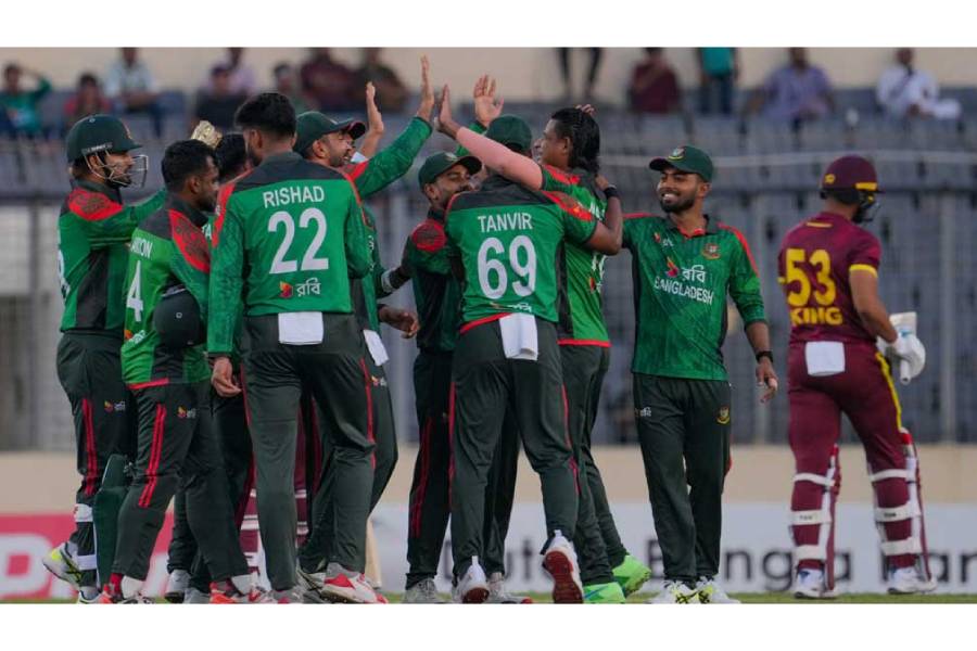 Sarkar 91, Saif 80 power Bangladesh to 296 against West Indies