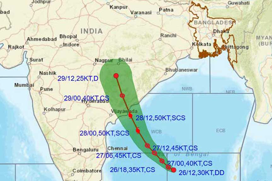 Cyclone ‘Montha’ may lash India's Andhra coast on Tuesday evening