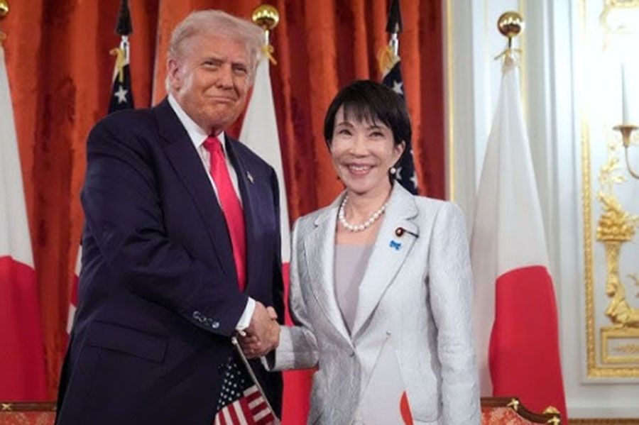 Trump meets Japan's first female prime minister