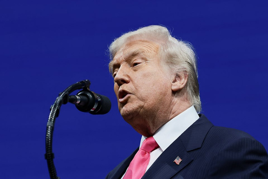 US President Donald Trump speaks during the US-Saudi Investment Forum in Washington, DC, US, on November 19, 2025 — Reuters photo