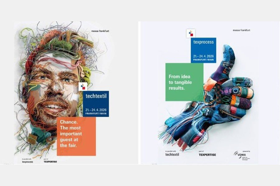 Techtextil and Texprocess 2026 to kick off in Frankfurt on Apr 21
