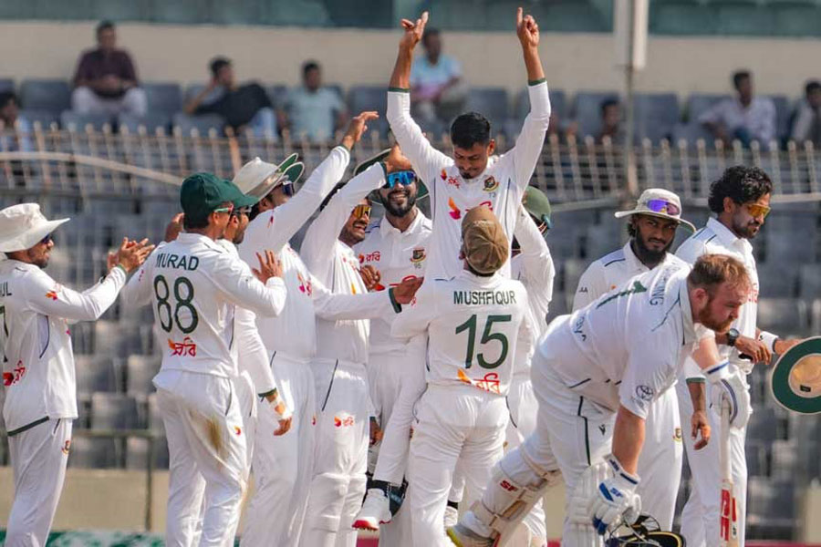 Taijul surpasses Shakib to become Bangladesh’s leading Test wicket-taker