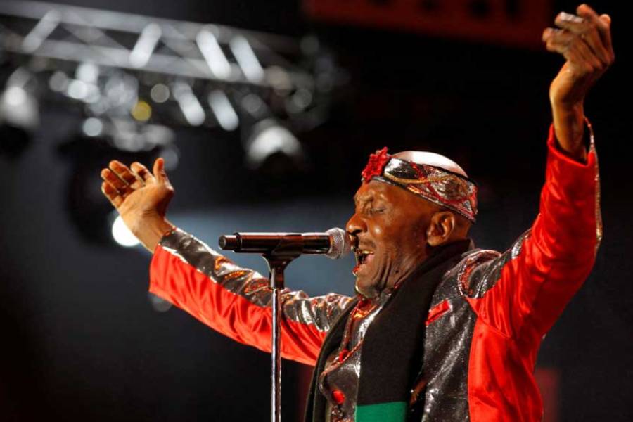 Jamaican musician Jimmy Cliff performs during the 10th Mawazine World Rhythms international music festival in Rabat May 23, 2012.