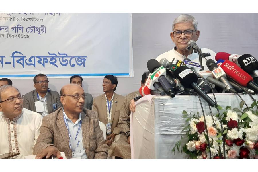 BNP’s Mirza Fakhrul urges journalists to steer clear of partisanship