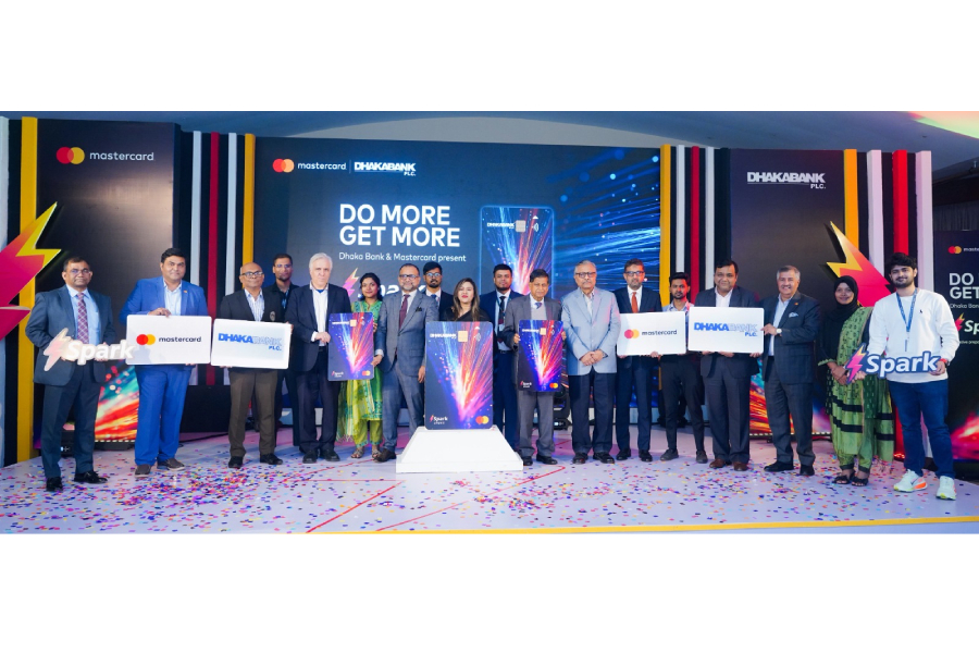 Dhaka Bank launches Bangladesh’s first-ever youth-focused dual currency prepaid card 'Spark' in partnership with Mastercard