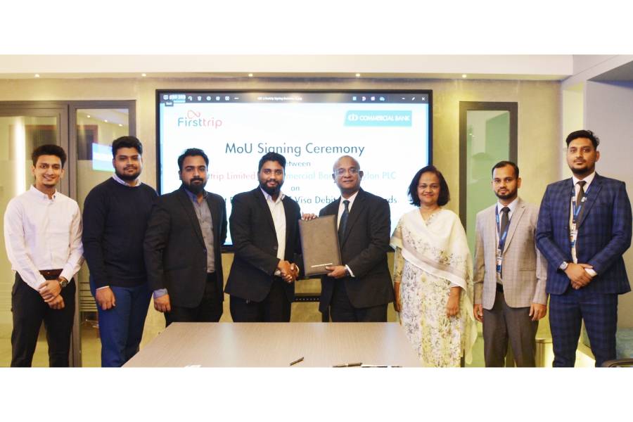 Commercial Bank of Ceylon inks MoU with Firsttrip Ltd 