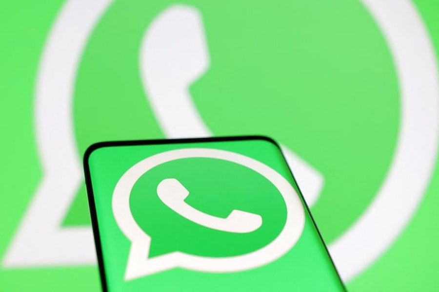 Whatsapp logo is seen in this illustration taken, August 22, 2022.