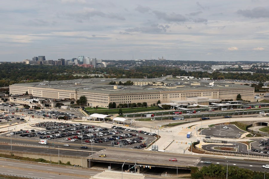 A general view of the Pentagon on the day that at least 30 news organizations declined to sign a new Pentagon access policy for journalists, at the Pentagon in Washington, D.C., U.S., October 15, 2025.