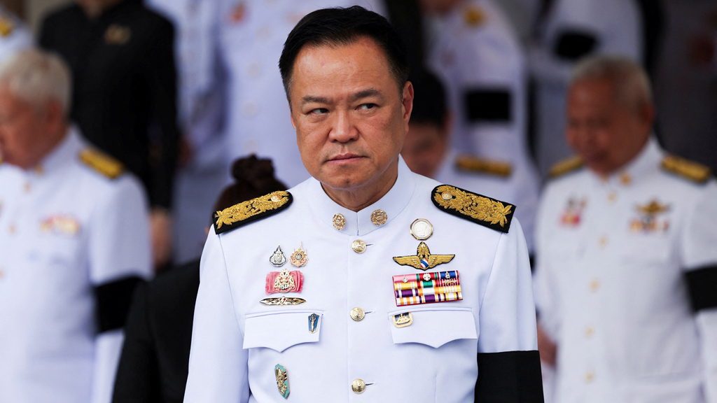 Thailand's Prime Minister Anutin Charnvirakul looks on, on the day he speaks to members of the media to announce the dissolution of parliament at the Government House, in Bangkok, Thailand, Dec 12, 2025. REUTERS/Chalinee Thirasupa