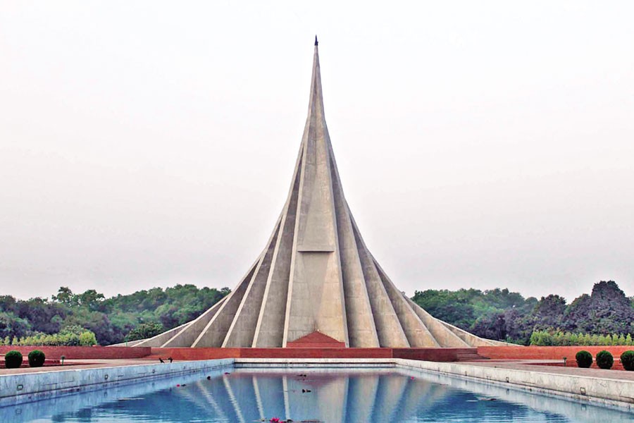 National Martyrs' Memorial in Savar.