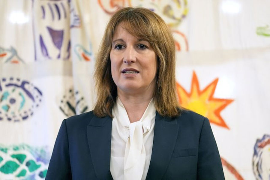 Chancellor of the Exchequer Rachel Reeves takes part in a town hall session at the Calthorpe Community Gardens, following the Monetary Policy Committee (MPC) announcement that interest rates will be cut from 4 per cent to 3.75 per cent, in London, Britain December 18, 2025.