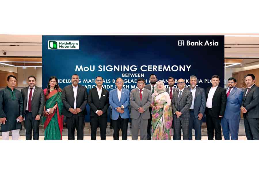 Bank Asia partners with Heidelberg Materials Bangladesh on integrated cash management