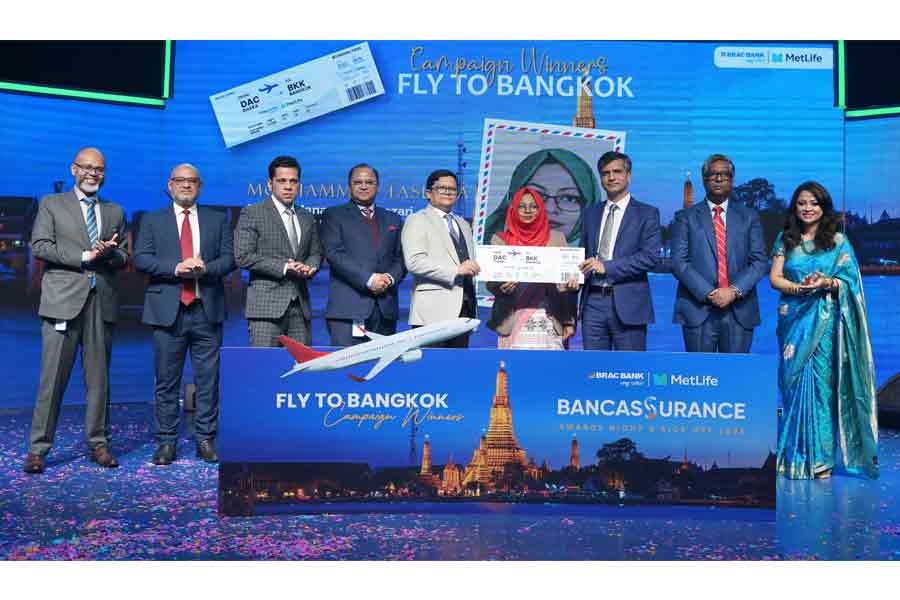 BRAC Bank, MetLife Bangladesh reward Bancassurance campaign winners with Bangkok trips