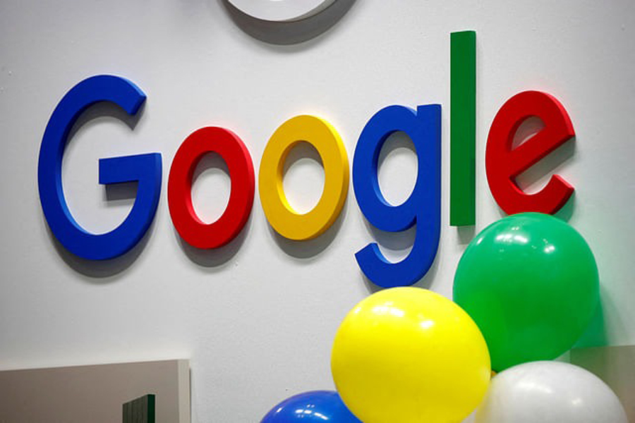 The logo of Google is seen at the high profile startups and high tech leaders gathering, Viva Tech,in Paris, France May 16, 2019.