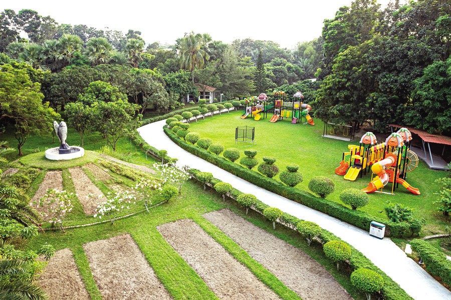 The partial view of a tourist resort in Gazipur — Photo Internet