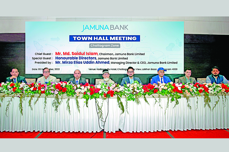 Jamuna Bank holds Town Hall Meeting in Chattogram The Financial Express