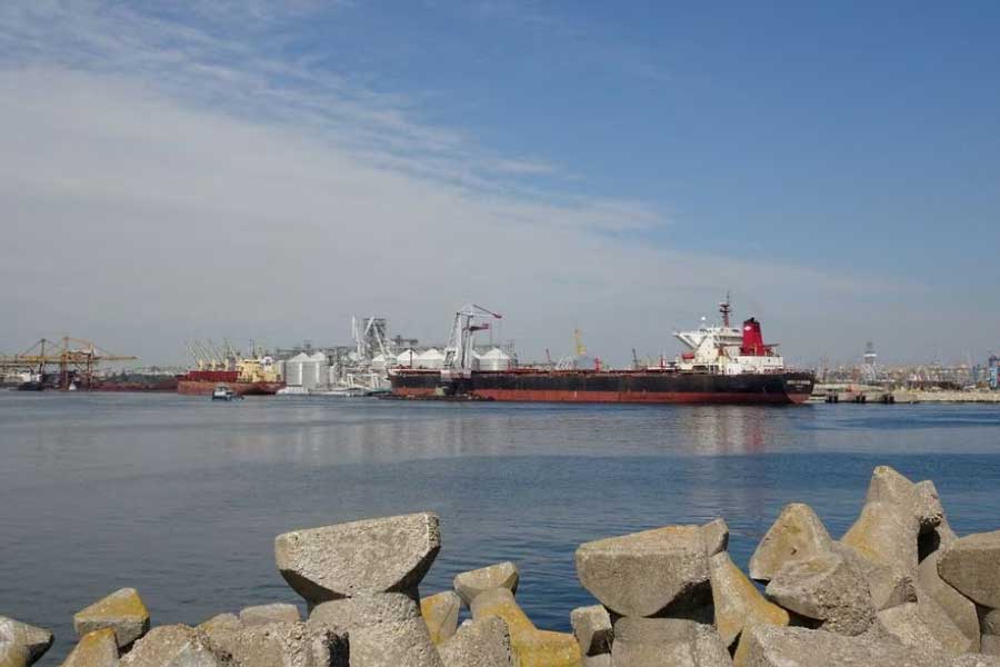 A view of the cereal terminal with grain silo in the Black Sea port of Constanta in Romania –Reuters file photo