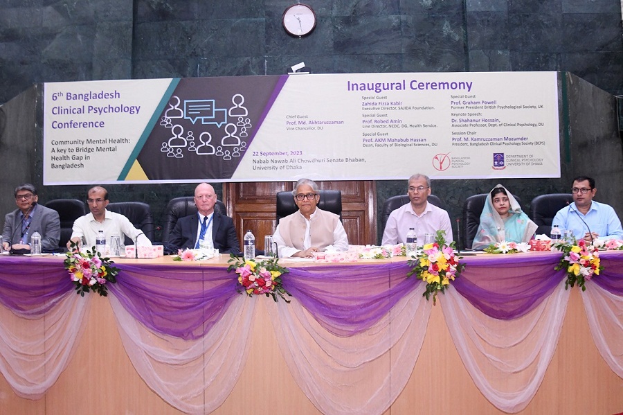 Inauguration of '6th Bangladesh Clinical Psychology Conference' at