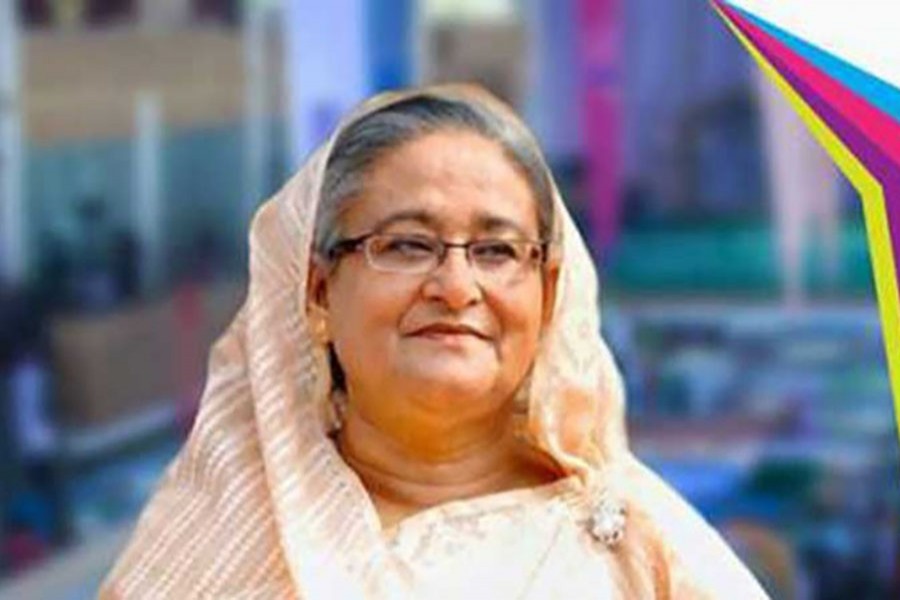 File photo of Prime Minister Sheikh Hasina