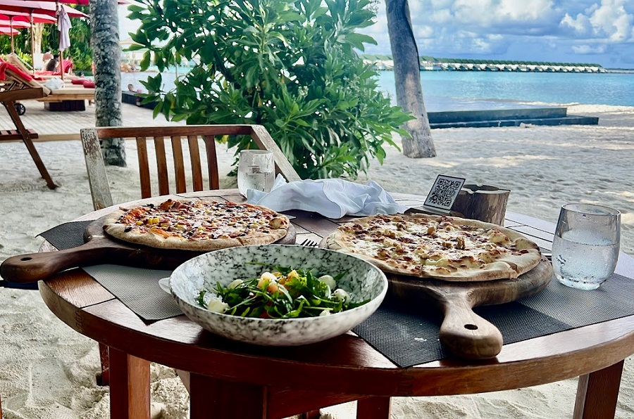 Shipwreck by the seaside in Siyam World