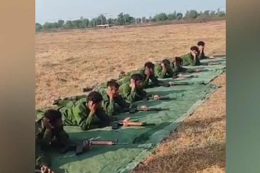 The screenshot was taken from a video published by BBC