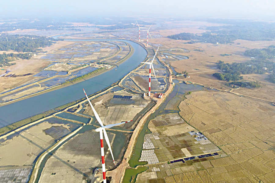 Country's first 60-MW wind-based power plant set up at Khurushkul in Cox's Bazar