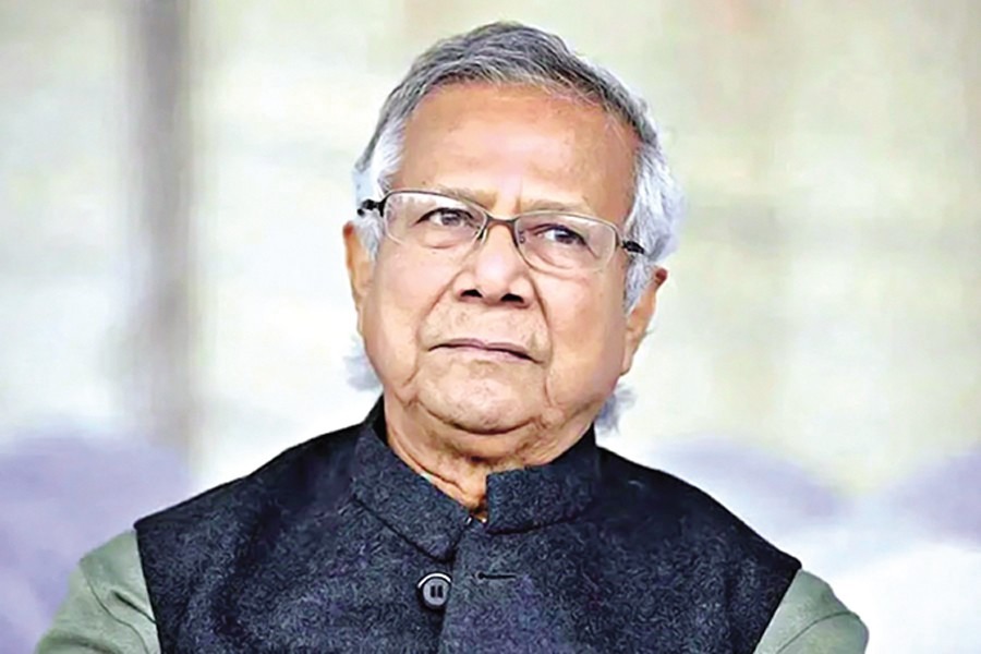 Dr Muhammad Yunus -- File Photo