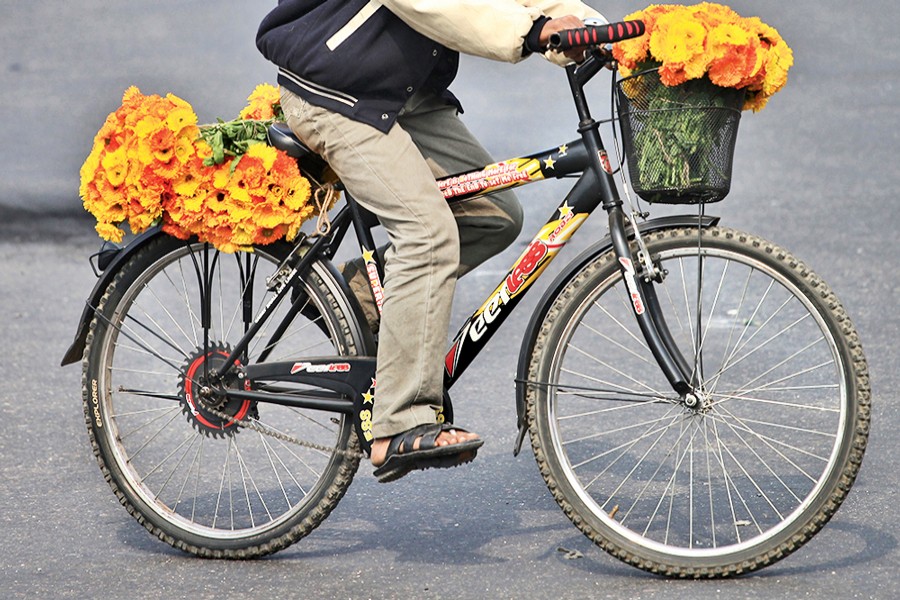 Bicycles take up less space and can help ease the gridlock, leading to faster and more efficient urban mobility around the city