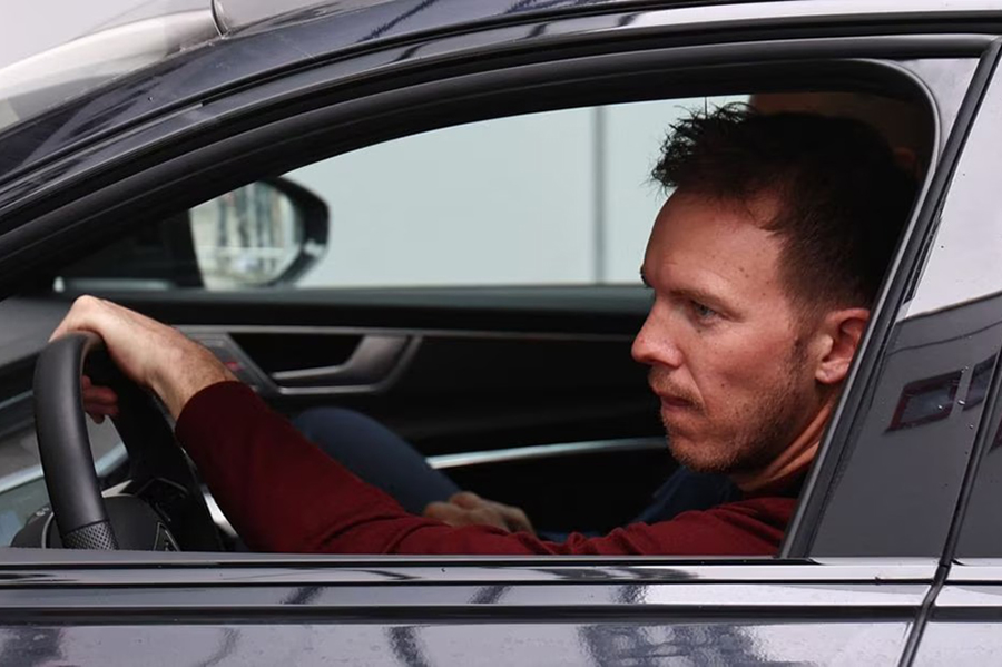 Julian Nagelsmann arrives at Saebener Strasse after being sacked as Bayern Munich coach in Munich, Germany on March 24, 2023 — Reuters photo