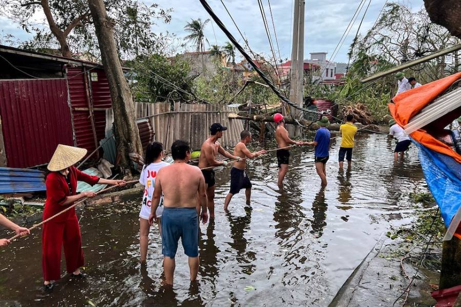 Hai Phong, Vietnam, September 8, 2024.