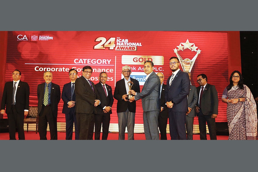 Bank Asia ʻOverall Winnerʼ of 24th ICAB National Award for 1st