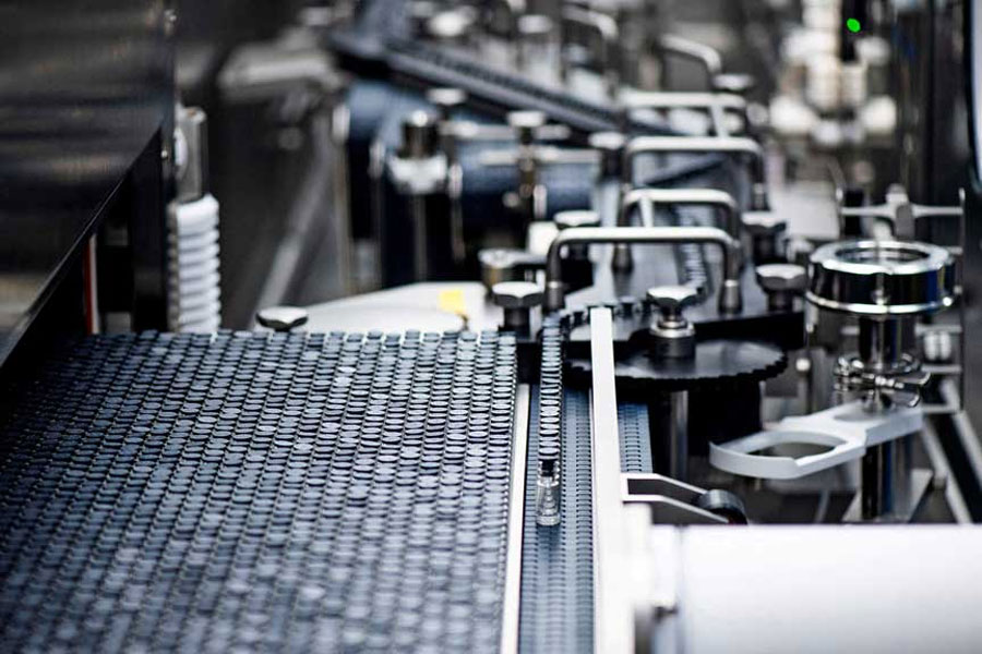 Undated handout picture of a Bavarian Nordic manufacturing line obtained by Reuters on Aug 16, 2024.