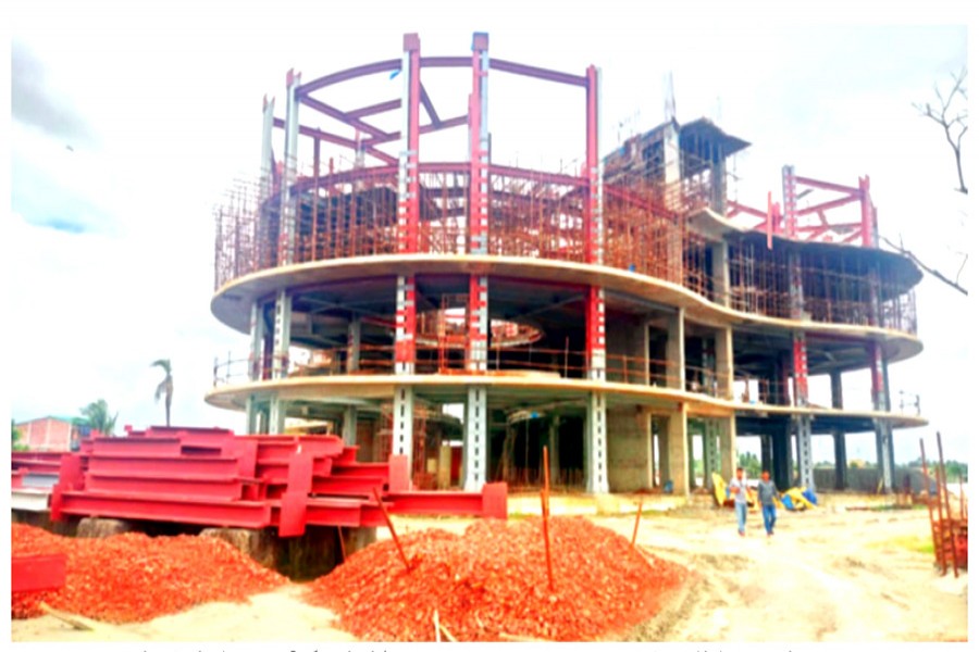 Photo shows the Hi-Tech Park under construction in Khulna city — FE Photo