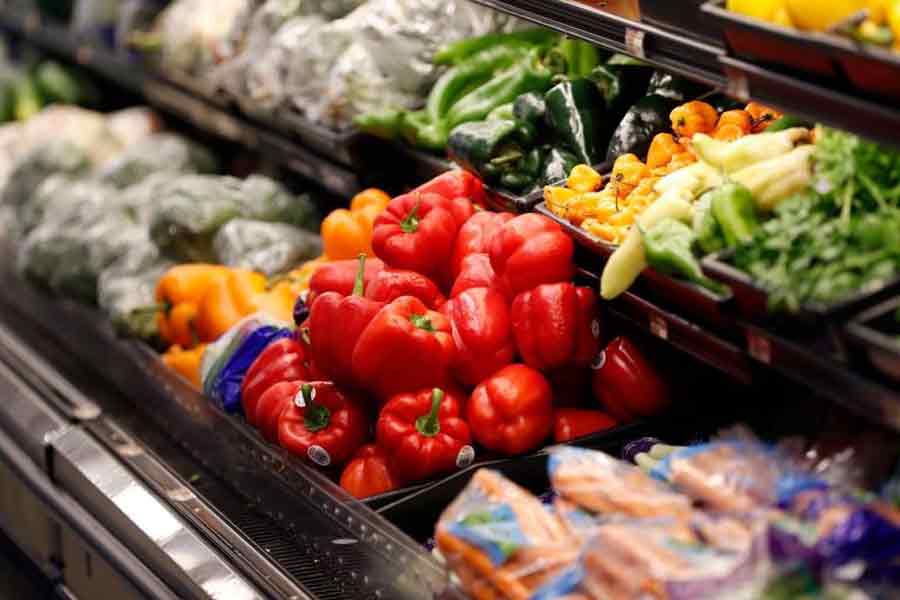 Vegetables displayed for sale at a grocery store in River Ridge, Louisiana on July 11, 2018Vegetables displayed for sale at a grocery store in River Ridge, Louisiana on July 11, 2018