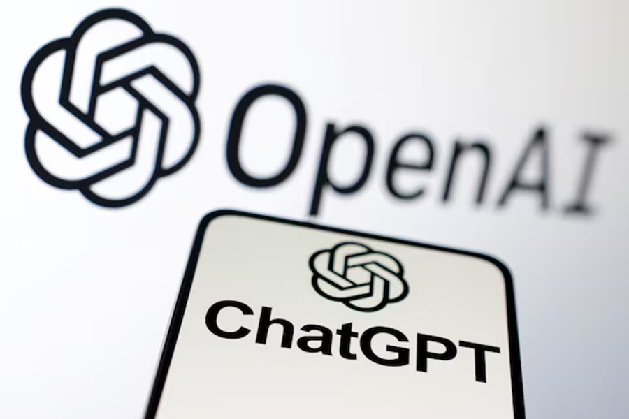 The OpenAI and ChatGPT logos are seen in this illustration taken on February 3, 2023 — Reuters/File