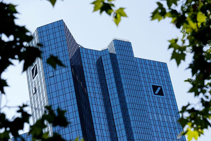 The headquarters of Germany's Deutsche Bank are pictured in Frankfurt, Germany on September 21, 2020 — Reuters/Files