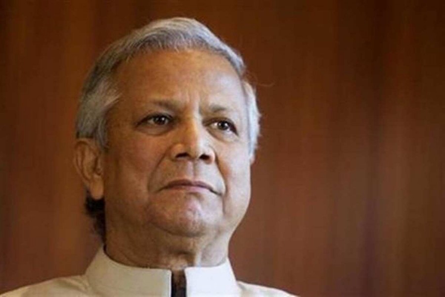 Chief Adviser Dr Muhammad Yunus -- File Photo