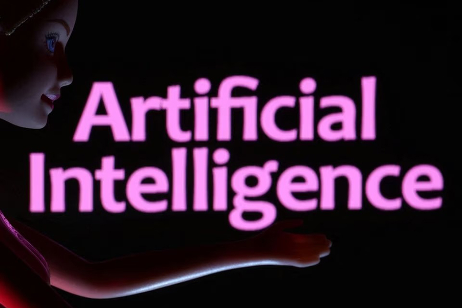 Artificial Intelligence words are seen in this illustration taken on March 31, 2023 — Reuters illustration/Files