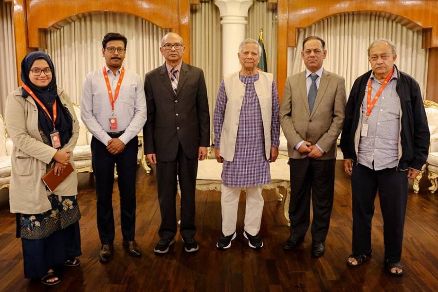 Chief Adviser Dr Muhammad Yunus on Sunday met with the members of the Commission for Inquiry on Enforced Disappearances at the State Guest House Jamuna, Dhaka.