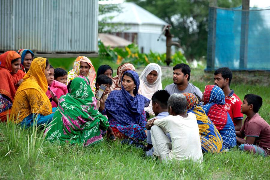 Community gathering is a common thing especially in the rural areas of Bangladesh.