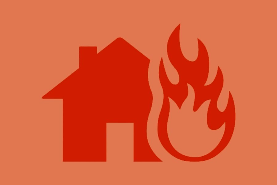 A view of a fire incident in Dhaka city - File Photo