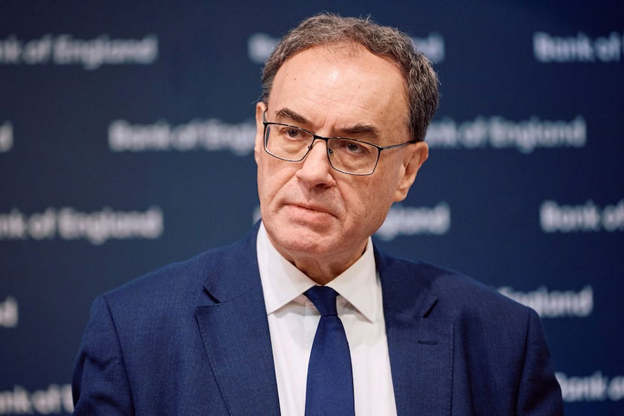 Governor of the Bank of England Andrew Bailey attends the biannual Financial Stability Report press conference at the Bank of England, in London, Britain November 29, 2024.